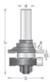 Amana 55434 2 Piece Stile & Rail Router Bits, 3/4" Material - Ogee Profile; Rail Cut; 1/2" Shank Diameter; 11/16" Cutting Height; 3-1/8" Overall Length; 1/4" Radius; 1-5/8" Overall Diameter