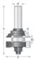 Amana 55444 2 Piece Stile & Rail Router Bits, 3/4" Material - Bead Profile; Rail Cut; 1/2" Shank Diameter; 11/16" Cutting Height; 3-1/8" Overall Length; 3/16" Radius; 1-5/8" Overall Diameter
