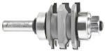 Amana 55462 One Piece Stile & Rail Router Bit - Ogee Profile; 3/8" Cutting Depth; 1/2" Shank Diameter; 1-9/32" Cutting Height; 4-3/32" Overall Length; 7/32" Radius; 2" Overall Diameter; 2-Flute With Ball Bearing, Carbide Tipped