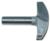 MAGNATE 5562 Horizontal Crown Molding Router Bit - 2" Cutting Diameter; 3/8" Cove Depth; 5/8" Cutting Height; 1/2" Shank Diameter; 1-19/32" Radius; 2-Flute Carbide Tipped