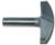 MAGNATE 5566 Horizontal Crown Molding Router Bit - 2-1/4" Cutting Diameter; 3/8" Cove Depth; 5/8" Cutting Height; 1/2" Shank Diameter; 1-7/8" Radius; 2-Flute Carbide Tipped