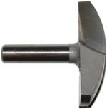 MAGNATE 5567 Horizontal Crown Molding Router Bit - 2-3/4" Cutting Diameter; 3/8" Cove Depth; 5/8" Cutting Height; 1/2" Shank Diameter; 2-3/4" Radius; 2-Flute Carbide Tipped