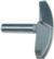 MAGNATE 5568 Horizontal Crown Molding Router Bit - 3" Cutting Diameter; 7/16" Cove Depth; 11/16" Cutting Height; 1/2" Shank Diameter; 3-3/16" Radius; 2-Flute Carbide Tipped