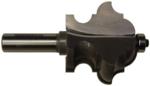 MAGNATE 5602 Classic Multi-Form Router Bit - 1-7/8" Cutting Length; 13/16" Cutting Depth; 1/2" Shank Diameter; 15/64" Radius; 1-1/2" Shank Length; Comes with a Magnate BR-03 bearing; Make use of your router table; 2-Flute Carbide Tipped