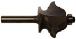 MAGNATE 5603 Classic Multi-Form Router Bit - 1-1/16" Cutting Length; 1/2" Cutting Depth; 1/4" Shank Diameter; 1/8" Radius; 1-1/4" Shank Length; Comes with a Magnate BR-02 bearing.; 2-Flute Carbide Tipped