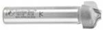 Amana 56118 Ogee Groove Router Bit - 3/4" Cutting Diameter; .256" Small Diameter; 1/2" Cutting Height; 1/2" Shank Diameter; 9/64" Radius; 2-3/4" Overall Length; 2 Flute, Carbide Tipped