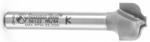 Amana 56122 Ogee Groove Router Bit - 1/2" Cutting Diameter; .157" Small Diameter; 3/8" Cutting Height; 1/4" Shank Diameter; 5/64" Radius; 2" Overall Length; 2 Flute, Carbide Tipped