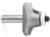 Amana 57128 Roundover Undermount Bowl Router Bit - 3/4" Countertop Thickness; 18 Degree; 1" Cutting Height; 1/2" Radius; 3" Overall Length; 2-1/8" Large Diameter; 47726 Bearing