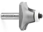 Amana 57128 Roundover Undermount Bowl Router Bit - 3/4" Countertop Thickness; 18 Degree; 1" Cutting Height; 1/2" Radius; 3" Overall Length; 2-1/8" Large Diameter; 47726 Bearing