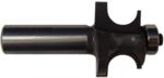 MAGNATE 5800 Edge Beading Router Bit - 1/2" Bead Diameter; 15/16" Cutting Length; 1/4" Radius; 1-1/8" Overall Diameter; BR-03 Bearing; 1/2" Shank Diameter, 1-1/2" Shank Length, 2-Flute Carbide Tipped
