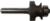 MAGNATE 5801 Edge Beading Router Bit - 1/4" Bead Diameter; 9/16" Cutting Length; 1/8" Radius; 7/8" Overall Diameter; BR-03 Bearing; 1/4" Shank Diameter, 1-1/4" Shank Length, 2-Flute Carbide Tipped