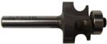 MAGNATE 5801 Edge Beading Router Bit - 1/4" Bead Diameter; 9/16" Cutting Length; 1/8" Radius; 7/8" Overall Diameter; BR-03 Bearing; 1/4" Shank Diameter, 1-1/4" Shank Length, 2-Flute Carbide Tipped