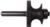 MAGNATE 5805 Edge Beading Router Bit - 1/2" Bead Diameter; 15/16" Cutting Length; 1/4" Radius; 1-1/8" Overall Diameter; BR-03 Bearing; 1/4" Shank Diameter, 1-1/4" Shank Length, 2-Flute Carbide Tipped
