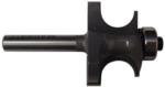 MAGNATE 5805 Edge Beading Router Bit - 1/2" Bead Diameter; 15/16" Cutting Length; 1/4" Radius; 1-1/8" Overall Diameter; BR-03 Bearing; 1/4" Shank Diameter, 1-1/4" Shank Length, 2-Flute Carbide Tipped