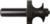 MAGNATE 5806 Edge Beading Router Bit - 5/8" Bead Diameter; 1" Cutting Length; 5/16" Radius; 1-3/8" Overall Diameter; BR-03 Bearing; 1/2" Shank Diameter, 1-1/2" Shank Length, 2-Flute Carbide Tipped