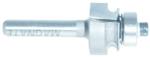 MAGNATE 5808 Edge Beading Router Bit - 1/8" Bead Diameter; 7/16" Cutting Length; 1/16" Radius; 3/4" Overall Diameter; BR-03 Bearing; 1/4" Shank Diameter, 1-1/4" Shank Length, 2-Flute Carbide Tipped