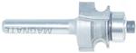 MAGNATE 5809 Edge Beading Router Bit - 3/16" Bead Diameter; 1/2" Cutting Length; 3/32" Radius; 13/16" Overall Diameter; BR-03 Bearing; 1/4" Shank Diameter, 1-1/4" Shank Length, 2-Flute Carbide Tipped