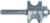 MAGNATE 5812 Bull Nose (Half Round) Router Bit With Bottom Bearing - 3/8" Bead Diameter; 3/16" Radius; 1-1/4" Shank Length; 1-1/16" Overall Diameter; BR-05 Bearing; 1/4" Shank Diameter, 2-Flute Carbide Tipped