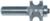 MAGNATE 5822 Bull Nose (Half Round) Router Bit With Bottom Bearing - 3/8" Bead Diameter; 3/16" Radius; 1-1/16" Overall Diameter; BR-05 Bearing; 1/2" Shank Diameter, 1-1/2" Shank Length, 2-Flute Carbide Tipped