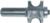 MAGNATE 5823 Bull Nose (Half Round) Router Bit With Bottom Bearing - 1/2" Bead Diameter; 1/4" Radius; 1-3/16" Overall Diameter; BR-05 Bearing; 1/2" Shank Diameter, 1-1/2" Shank Length, 2-Flute Carbide Tipped
