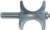 MAGNATE 5829 Bull Nose (Half Round) Router Bit With Bottom Bearing - 1-1/2" Bead Diameter; 3/4" Radius; 2-3/16" Overall Diameter; BR-05 Bearing; 1/2" Shank Diameter, 1-1/2" Shank Length, 2-Flute Carbide Tipped