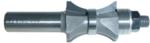 Magnate 5864 Finger Nail with Center Bearing Router Bit - 1" Profile Height; 3/16" Cutting Depth; 1" Overall Diameter; 3/4" Radius; 1-1/2" Shank Length