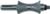 MAGNATE 5869 Finger Nail with Center Bearing Router Bit - 1-3/4" Profile Height; 1/4" Cutting Depth; 1-1/8" Overall Diameter; 1-1/2" Radius; 1-1/2" Shank Length; 1/2" Shank Diameter, 2-Flute Carbide Tipped