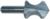 MAGNATE 5876 Hand Grip Plunge Router Bit - 1-5/8" Cutting Height; 1/4" Cutting Depth; 1-1/8" Cutting Diameter; 2" Shank Length; 1/2" Radius; 1/2" Shank Diameter, 7/8" Opening, 2-Flute Carbide Tipped