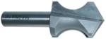 MAGNATE 5876 Hand Grip Plunge Router Bit - 1-5/8" Cutting Height; 1/4" Cutting Depth; 1-1/8" Cutting Diameter; 2" Shank Length; 1/2" Radius; 1/2" Shank Diameter, 7/8" Opening, 2-Flute Carbide Tipped
