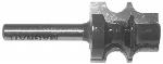 MAGNATE 5901 Multi-Bead Forming Router Bit - 5/32" Radius; 1/4" Shank Diameter; 1" Cutting Length; 7/8" Overall Diameter; 1-1/4" Shank Length; 2-Flute Carbide Tipped