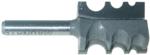MAGNATE 5912 Variable Beading Router Bit - 1/16", 7/64", 5/32" Radius; 1/4" Shank Diameter; 1-1/4" Shank Length; 1" Cutting Length, 7/8" Overall Diameter, 2-Flute Carbide Tipped