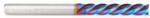 Magnate 59706-K Spektra Down-Cut Spiral Plunge Router Bit - 1/4" Cutting Diameter; 1-1/4" Cutting Height; 1/4" Shank Diameter; 3" Overall Length; 4 Flute; nACo Ceramic Coating Solid Carbide