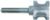 MAGNATE 5981 Double Easing Router Bit - 25/64" Opening; 9/64" Cutting Depth; 1/8" Radius; 1-1/4" Shank Length; 7/8" Overall Diameter; 1/4" Shank Diameter, 2-Flute Carbide Tipped