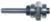 MAGNATE 6001 Flute Cutting Router Bit with Top and Bottom Bearings - 1/8" Radius; 1/8" Cutting Depth; 1/4" Shank Diameter; 1-1/2" Shank Length; 1/4" Cutting Length; 2-Flute Carbide Tipped