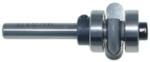 MAGNATE 6001 Flute Cutting Router Bit with Top and Bottom Bearings - 1/8" Radius; 1/8" Cutting Depth; 1/4" Shank Diameter; 1-1/2" Shank Length; 1/4" Cutting Length; 2-Flute Carbide Tipped