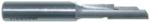 MAGNATE 602 Stagger Tooth Plunge Router Bit - 3/8" Cutting Diameter; 1-1/2" Cutting Length; 1/2" Shank Diameter; 2-3/4" Overall Length; 2-Flute Carbide Tipped