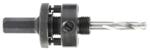 TimberLine 602-332 Bi-Metal Hole Saw Mandrel - 1-1/4" to 6" Hole Saw Size; 7/16"-Hex Shank Diameter; 1/2" Chuck Diameter