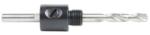 TimberLine 602-334 Bi-Metal Hole Saw Mandrel - 9/16" to 1-3/16" Hole Saw Size; 1/4"-Round Shank Diameter; 1/4" Chuck Diameter
