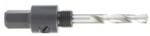 TimberLine 602-336 Bi-Metal Hole Saw Mandrel - 9/16" to 1-3/16" Hole Saw Size; 7/16"-Hex Shank Diameter; 1/2" Chuck Diameter