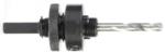 TimberLine 602-338 Bi-Metal Hole Saw Mandrel - 1-1/4" to 6" Hole Saw Size; 3/8"-Hex Shank Diameter; 3/8" Chuck Diameter