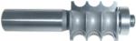 MAGNATE 6032 Multi-Beading Carbide Tipped Router Bit - 1/8" Radius; 1" Cutting Length; 1/2" Shank Diameter; 1-1/2" Shank Length; 7/8" Overall Diameter; 2-Flute Carbide Tipped
