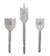 TimberLine 604-600 Spade Bit With Spur - 1" Cutting Diameter; 1/4" Shank Diameter; 10 Count/Pack; 6" Overall Length