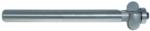 MAGNATE 6052 Fluting Extended Shank Router Bit - 1/2" Flute Height; 1/2" Shank Diameter; 5" Shank Length; 1/4" Radius; BR-05 Bearing; 2-Flute Carbide Tipped