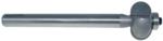 MAGNATE 6058 Fluting Extended Shank Router Bit - 3/4" Flute Height; 1/2" Shank Diameter; 5" Shank Length; 3/8" Radius; BR-05 Bearing; 2-Flute Carbide Tipped