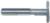 MAGNATE 6062 Demountable Hinge Slot Cutter Router Bit - 1-1/8" Large Diameter; 3/8" Shank Diameter; 5/64" Radius; 3/8" Small Diameter; 1-1/2" Shank Length; 21/32" Cutting Height, 2-Flute Carbide Tipped