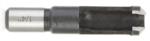 TimberLine 607-100 Wood Plug Cutter - 1/4" Plug Diameter; 3/8" Shank Diameter; Straight Cut; 2" Overall Length