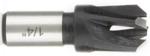TimberLine 607-300 Wood Plug Cutter - 1/4" Plug Diameter; 3/8" Shank Diameter; Tapered Cut; 2" Overall Length