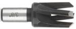 TimberLine 607-310 Wood Plug Cutter - 3/8" Plug Diameter; 3/8" Shank Diameter; Tapered Cut; 2" Overall Length