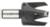 TimberLine 607-330 Wood Plug Cutter - 5/8" Plug Diameter; 3/8" Shank Diameter; Tapered Cut; 2" Overall Length