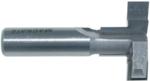 MAGNATE 6101 T-Slot Straight-Edge Router Bit - 3/8" Kerf; 1-3/8" Large Diameter; 1/2" Small Diameter; 1/2" Shank Diameter; 7/8" Cutting Length; 2-Flute Carbide Tipped